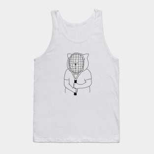 Racket Cat Tank Top